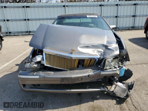 1998 Cadillac DeVille with VIN 1G6KD54Y4WU789008, listed as a Copart auction lot 48791445 with 58,335 mi miles and Salvage Title. Bid and sale history available at carsss.com. Image 5.