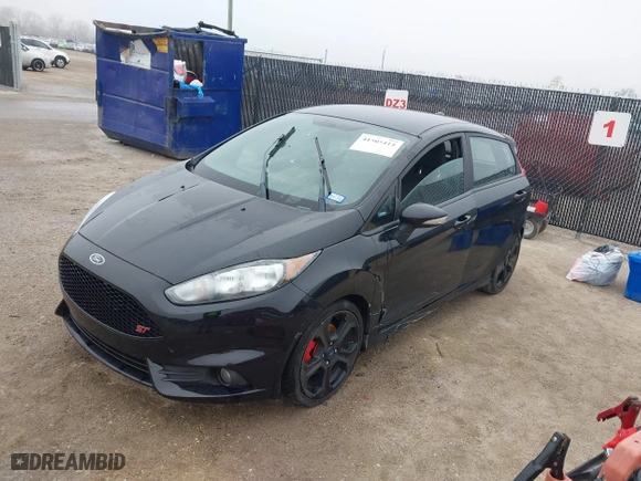 2019 Ford Fiesta ST with VIN 3FADP4GX5KM121085, listed as a IAAI auction lot 41505414 with 86,885 mi miles. Bid and sale history available at carsss.com. Image 17.