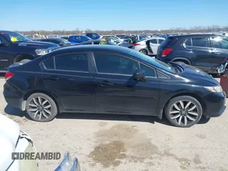 2015 Honda Civic Sedan EX-L with VIN 2HGFB2F90FH546082, listed as a IAAI auction lot 41849194 with 121,161 mi miles. Bid and sale history available at carsss.com. Image 13.