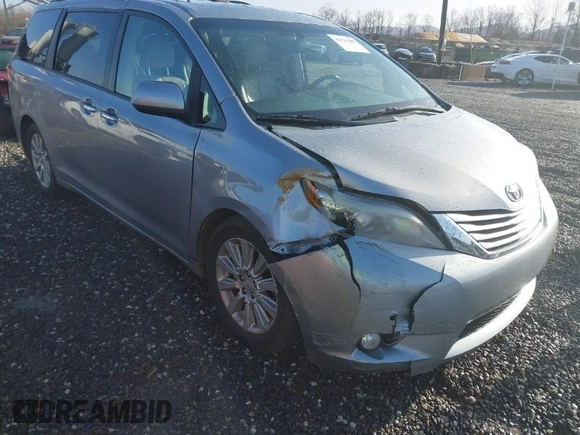 2011 Toyota Sienna XLE AAS with VIN 5TDYK3DC2BS025842, listed as a IAAI auction lot 41721185 with 228,959 mi miles and . Bid and sale history available at DreamBid. Image 1.