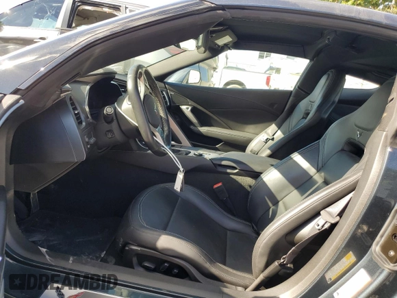 2019 Chevrolet Corvette Z06 2LZ with VIN 1G1YR2D62K5603808, listed as a Copart auction lot 72584024 with 20,285 mi miles and Salvage Title. Bid and sale history available at carsss.com. Image 7.