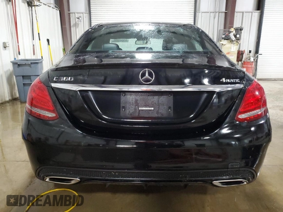 2016 Mercedes-Benz C 300 Luxury with VIN 55SWF4KBXGU151906, listed as a Copart auction lot 55045005 with 69,664 mi miles and Salvage Title. Bid and sale history available at carsss.com. Image 6.