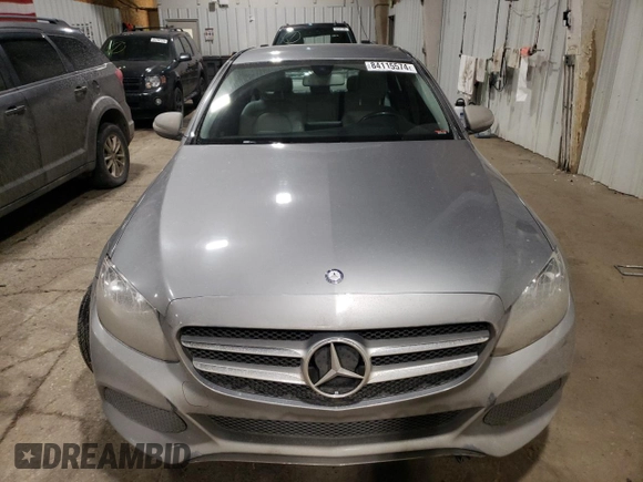2016 Mercedes-Benz C 300 Luxury with VIN 55SWF4KB8GU113087, listed as a Copart auction lot 84115574 with 136,175 mi miles and Salvage Title. Bid and sale history available at DreamBid. Image 5.