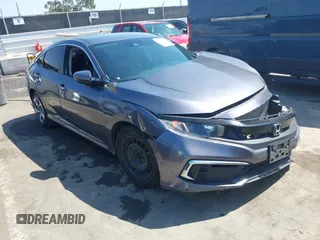 2020 Honda Civic LX with VIN 2HGFC2F67LH551651, listed as a IAAI auction lot 41861966 with 205,619 mi miles and . Bid and sale history available at DreamBid. Image 1.