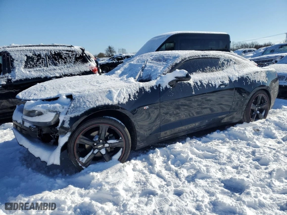 2017 Chevrolet Camaro 2LT with VIN 1G1FD1RS4H0103516, listed as a Copart auction lot 88882215 with 57,886 mi miles and Salvage Title. Bid and sale history available at carsss.com. Image 1.