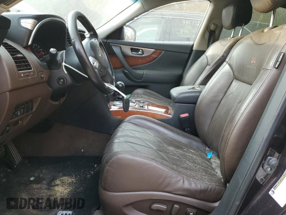 2010 Infiniti FX35 with VIN JN8AS1MU4AM801918, listed as a Copart auction lot 78848484 with 183,846 mi miles and Salvage Title. Bid and sale history available at carsss.com. Image 7.