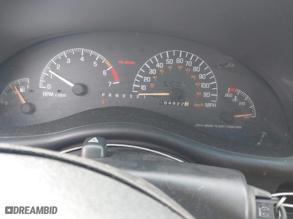 2003 Pontiac Grand Prix GT with VIN 1G2WP52K23F162669, listed as a IAAI auction lot 41467652 with 184,922 mi miles. Bid and sale history available at carsss.com. Image 7.