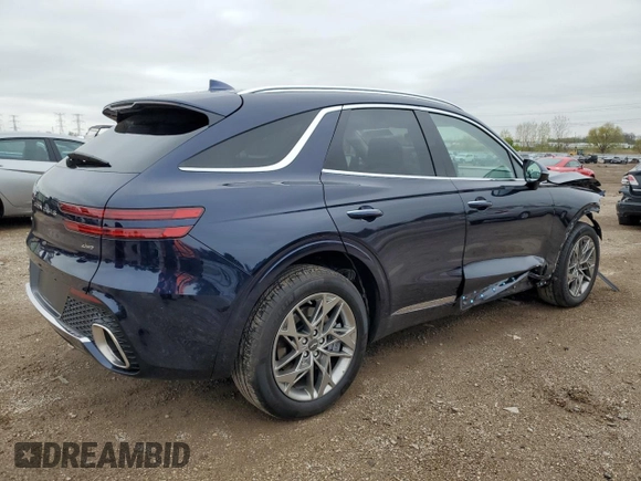 2025 Genesis GV70 2.5T with VIN 5NMMADTB2SH018019, listed as a Copart auction lot 55451745 with 8,645 mi miles and Salvage title. Bid and sale history available at DreamBid. Image 3.