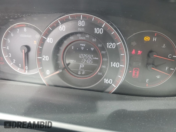 2016 Honda Accord Sport z VIN 1HGCR2F54GA194281, wystawiony jako Copart lot #55817345 z przebiegiem 122 592 mil mil oraz Szkoda całkowita • Salvage title. Historia ofert i sprzedaży dostępna na DreamBid. Obrazek 9.