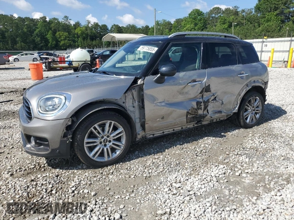 2018 MINI Countryman Cooper with VIN WMZYV5C36J3E04303, listed as a Copart auction lot 59775855 with 73,518 mi miles and Salvage title. Bid and sale history available at DreamBid. Image 1.