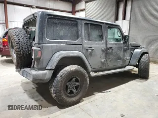 2018 Jeep Wrangler Unlimited Sport S z VIN 1C4HJXDG6JW133411, wystawiony jako Copart lot #82704734 z przebiegiem 46 141 mil mil oraz Szkoda całkowita • Salvage title. Historia ofert i sprzedaży dostępna na DreamBid. Obrazek 3.