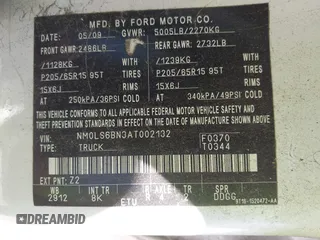 2010 Ford Transit Connect XLT с VIN NM0LS6BN3AT002132, выставлен на аукционе IAAI как лот 42704559 с пробегом 218 390 миль миль и . История ставок и продаж доступна на DreamBid. Изображение 9.