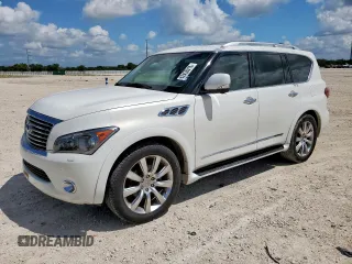 2013 Infiniti QX56 z VIN JN8AZ2NC0D9330526, wystawiony jako Copart lot #62455915 z przebiegiem 191 378 mil mil oraz Czysty tytuł • Clean title. Historia ofert i sprzedaży dostępna na DreamBid. Obrazek 1.