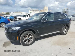2024 BMW X3 sDrive30i with VIN 5UX43DP00R9U52981, listed as a Copart auction lot 45053885 with 29,463 mi miles and Clean Title. Bid and sale history available at DreamBid. Image 1.
