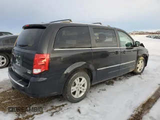 2017 Dodge Grand Caravan Crew Plus with VIN 2C4RDGDG9HR675147, listed as a Copart auction lot 41707575 with 142,644 mi miles and Salvage Title. Bid and sale history available at DreamBid. Image 3.