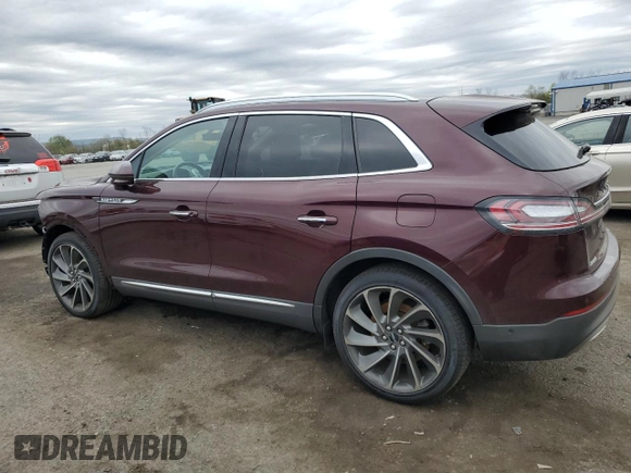 2020 Lincoln Nautilus Reserve z VIN 2LMPJ8KPXLBL34009, wystawiony jako Copart lot #52886625 z przebiegiem 36 879 mil mil oraz Szkoda całkowita • Salvage title. Historia ofert i sprzedaży dostępna na DreamBid. Obrazek 2.
