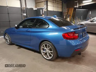 2016 BMW 2 Series M235i with VIN WBA1J7C58GV360712, listed as a IAAI auction lot 41975610 with 18,258 mi miles. Bid and sale history available at carsss.com. Image 3.