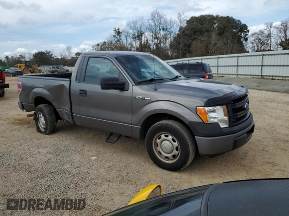 2013 Ford F-150 XL with VIN 1FTMF1CM8DFB50199, listed as a Copart auction lot 43690085 with 240,129 mi miles and Salvage Title. Bid and sale history available at carsss.com. Image 4.