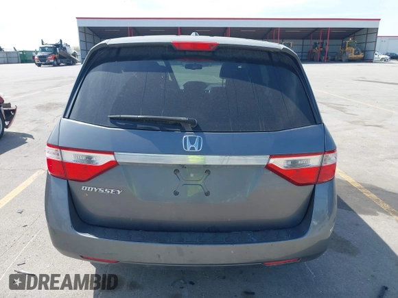 2011 Honda Odyssey EX-L with VIN 5FNRL5H69BB092752, listed as a IAAI auction lot 42245534 with 142,718 mi miles and . Bid and sale history available at DreamBid. Image 16.