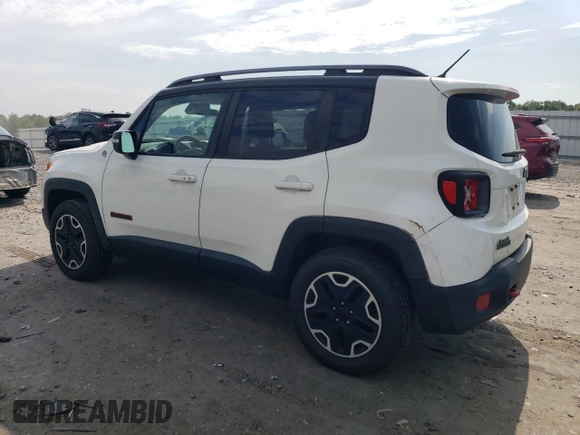 2015 Jeep Renegade Trailhawk с VIN ZACCJBCT4FPC47391, выставлен на аукционе Copart как лот 65541215 с пробегом 167 866 миль миль и Списание • Salvage title. История ставок и продаж доступна на DreamBid. Изображение 2.