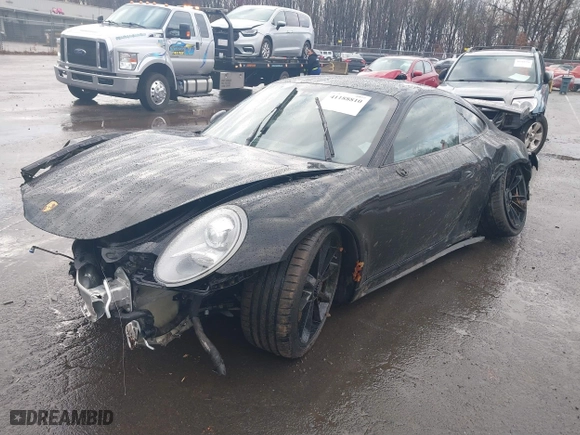 2015 Porsche 911 GT3 with VIN WP0AC2A95FS183493, listed as a IAAI auction lot 41188810 with 21,296 mi miles. Bid and sale history available at carsss.com. Image 21.