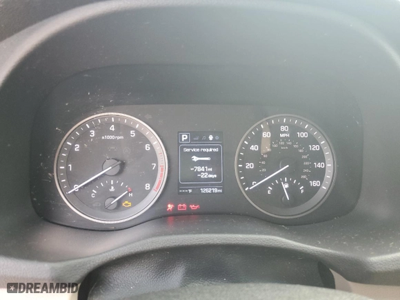 2017 Hyundai Tucson SE Plus with VIN KM8J33A43HU273108, listed as a Copart auction lot 66314064 with 126,219 mi miles and Salvage Title. Bid and sale history available at carsss.com. Image 9.