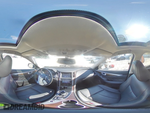 2019 Infiniti Q50 3.0t LUXE with VIN JN1EV7AR9KM558845, listed as a Copart auction lot 48491955 with 51,541 mi miles and Salvage Title. Bid and sale history available at carsss.com. Image 13.