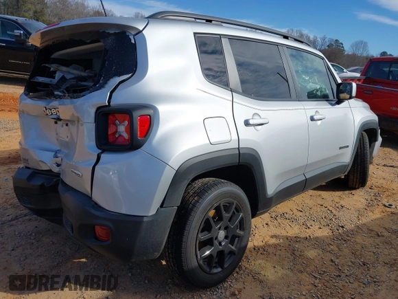 2021 Jeep Renegade Latitude with VIN ZACNJCBB6MPM80996, listed as a IAAI auction lot 41676526 with Not Provided miles. Bid and sale history available at carsss.com. Image 4.