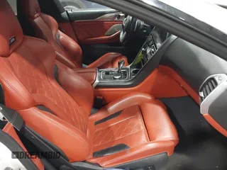 2020 BMW M8 with VIN WBSGV0C06LCE47698, listed as a IAAI auction lot 41457199 with 50,772 mi miles. Bid and sale history available at carsss.com. Image 5.