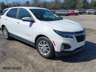 2022 Chevrolet Equinox LT with VIN 3GNAXUEVXNL240945, listed as a IAAI auction lot 41785066 with 59,034 mi miles. Bid and sale history available at carsss.com. Image 1.