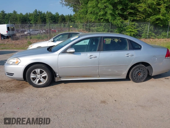 2012 Chevrolet Impala LS Retail with VIN 2G1WA5E37C1116109, listed as a IAAI auction lot 42442315 with 168,000 mi miles and . Bid and sale history available at DreamBid. Image 12.