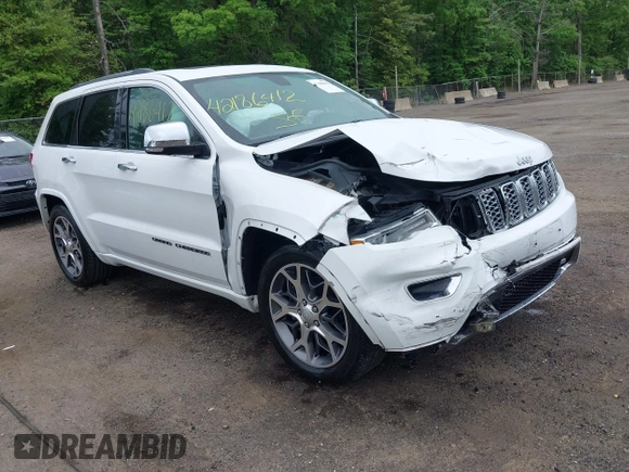 2020 Jeep Grand Cherokee Overland z VIN 1C4RJFCG9LC197401, wystawiony jako IAAI lot #42186412 z przebiegiem 64 870 mil mil oraz . Historia ofert i sprzedaży dostępna na DreamBid. Obrazek 1.