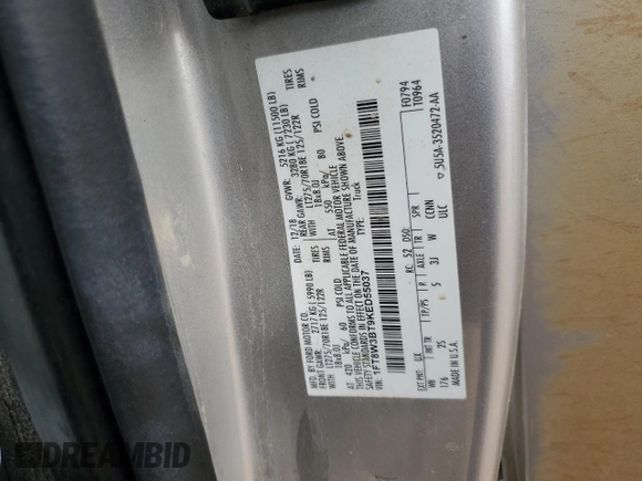 2019 Ford F-350 XL with VIN 1FT8W3BT9KED55037, listed as a Copart auction lot 54179295 with Not Provided miles and Clean Title. Bid and sale history available at DreamBid. Image 24.