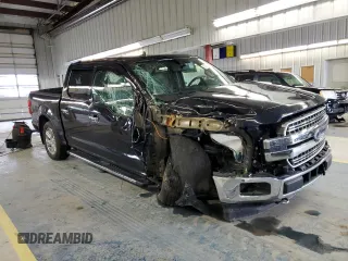 2019 Ford F-150 XL with VIN 1FTEW1E41KFC63619, listed as a Copart auction lot 55754145 with 44,697 mi miles and Salvage title. Bid and sale history available at DreamBid. Image 4.