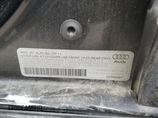 2012 Audi A4 2.0T Premium Plus with VIN WAUEFAFL6CN008443, listed as a Copart auction lot 44384415 with 153,566 mi miles and Salvage Title. Bid and sale history available at carsss.com. Image 12.