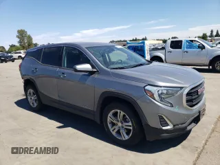 2019 GMC Terrain SLE with VIN 3GKALMEV2KL249787, listed as a Copart auction lot 63664424 with 100,522 mi miles and Salvage title. Bid and sale history available at DreamBid. Image 4.