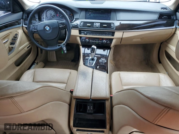 2013 BMW 5 Series 528i with VIN WBAXG5C51DDY31047, listed as a Copart auction lot 52284695 with 188,326 mi miles and Salvage Title. Bid and sale history available at DreamBid. Image 8.