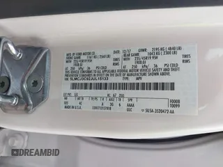 2018 Lincoln MKC Reserve с VIN 5LMCJ3C92JUL15133, выставлен на аукционе IAAI как лот 41416991 с пробегом 65 296 миль миль и . История ставок и продаж доступна на DreamBid. Изображение 9.