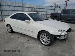 2007 Mercedes-Benz CLK 350 with VIN WDBTJ56H77F216180, listed as a Copart auction lot 80304494 with 116,590 mi miles and Salvage Title. Bid and sale history available at DreamBid. Image 4.
