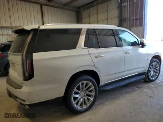 2021 Cadillac Escalade Premium Luxury with VIN 1GYS4BKL2MR446954, listed as a Copart auction lot 71014924 with 0 mi miles and Salvage Title. Bid and sale history available at carsss.com. Image 3.