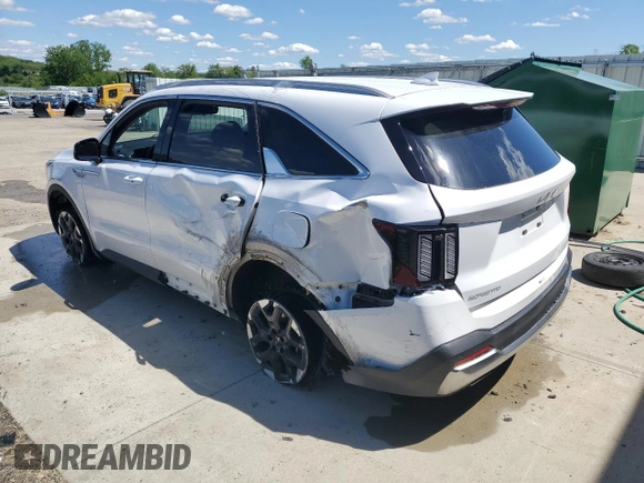 2024 Kia Sorento S z VIN 5XYRL4JC4RG287168, wystawiony jako Copart lot #58408125 z przebiegiem 36 177 mil mil oraz Czysty tytuł • Clean title. Historia ofert i sprzedaży dostępna na DreamBid. Obrazek 2.