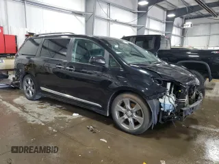 2017 Toyota Sienna SE with VIN 5TDXZ3DC2HS868309, listed as a Copart auction lot 61146885 with 108,510 mi miles and Salvage title. Bid and sale history available at DreamBid. Image 4.