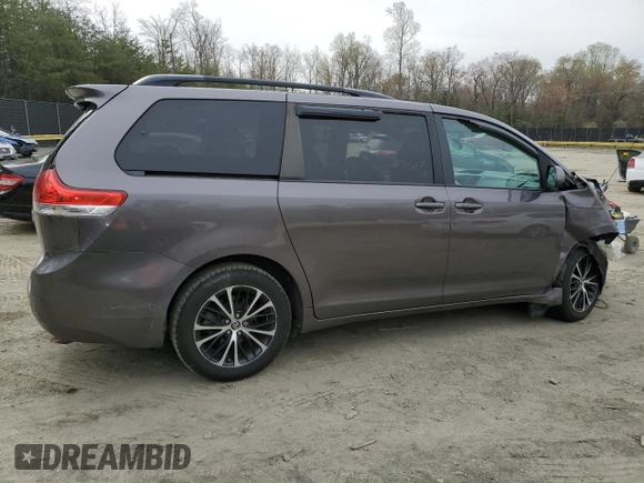 2013 Toyota Sienna LE AAS with VIN 5TDKK3DC1DS354105, listed as a Copart auction lot 51360675 with 114,973 mi miles and Salvage Title. Bid and sale history available at DreamBid. Image 3.