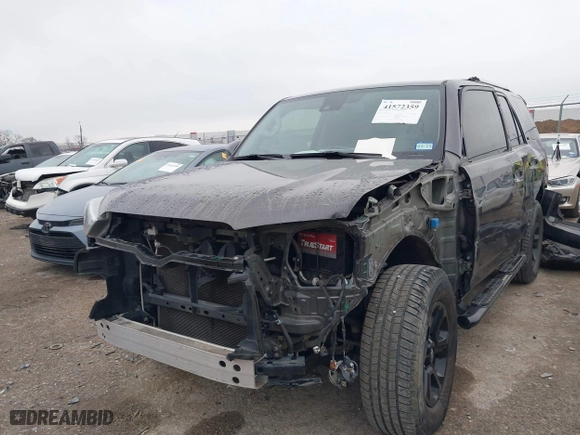 2020 Toyota 4Runner SR5 with VIN JTEBU5JR2L5779671, listed as a IAAI auction lot 41572359 with 87,458 mi miles. Bid and sale history available at carsss.com. Image 6.