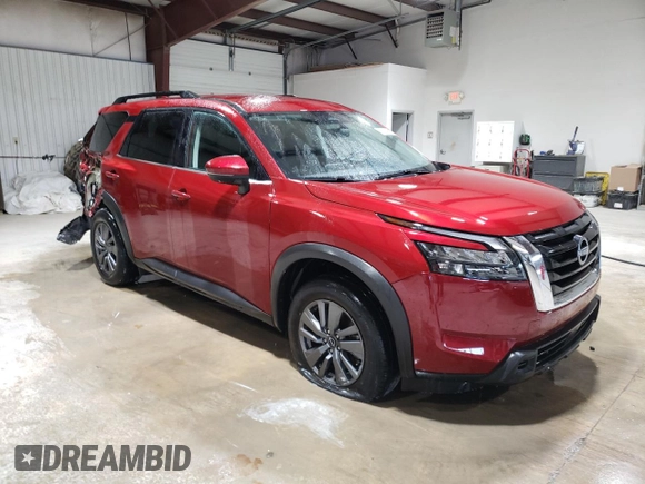 2024 Nissan Pathfinder SV with VIN 5N1DR3BC8RC286672, listed as a Copart auction lot 59161595 with 15,962 mi miles and Clean title. Bid and sale history available at DreamBid. Image 4.