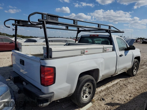2017 Chevrolet Silverado 1500 LS with VIN 1GCNCNEC9HZ221522, listed as a Copart auction lot 76026624 with 204,267 mi miles and Salvage Title. Bid and sale history available at carsss.com. Image 3.