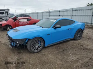 2024 Ford Mustang GT with VIN 1FA6P8CF0R5419590, listed as a Copart auction lot 57524835 with 7,100 mi miles and Salvage title. Bid and sale history available at DreamBid. Image 1.