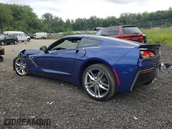 2017 Chevrolet Corvette 1LT with VIN 1G1YB2D75H5101851, listed as a Copart auction lot 69375164 with 9,778 mi miles and Salvage Title. Bid and sale history available at carsss.com. Image 2.
