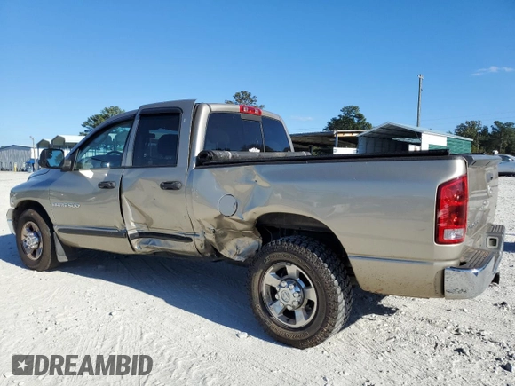 2005 Dodge Ram 2500 SLT with VIN 3D7KR28CX5G761667, listed as a Copart auction lot 76570034 with 191,355 mi miles and Salvage Title. Bid and sale history available at carsss.com. Image 2.