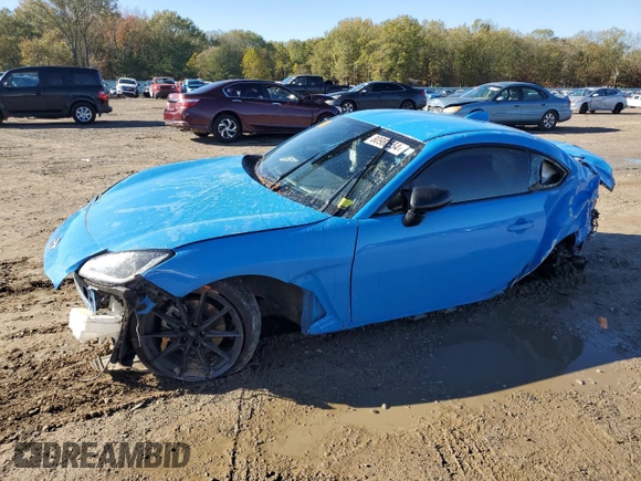 2022 Toyota GR86 Premium with VIN JF1ZNBF16N8755527, listed as a Copart auction lot 80988554 with 0 mi miles and Salvage Title. Bid and sale history available at carsss.com. Image 1.